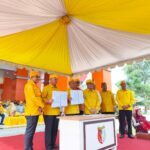 Gubernur Sulawesi Tengah, Anwar Hafid, menghadiri upacara Hari Ulang Tahun (HUT) ke-17 Kabupaten Sigi.